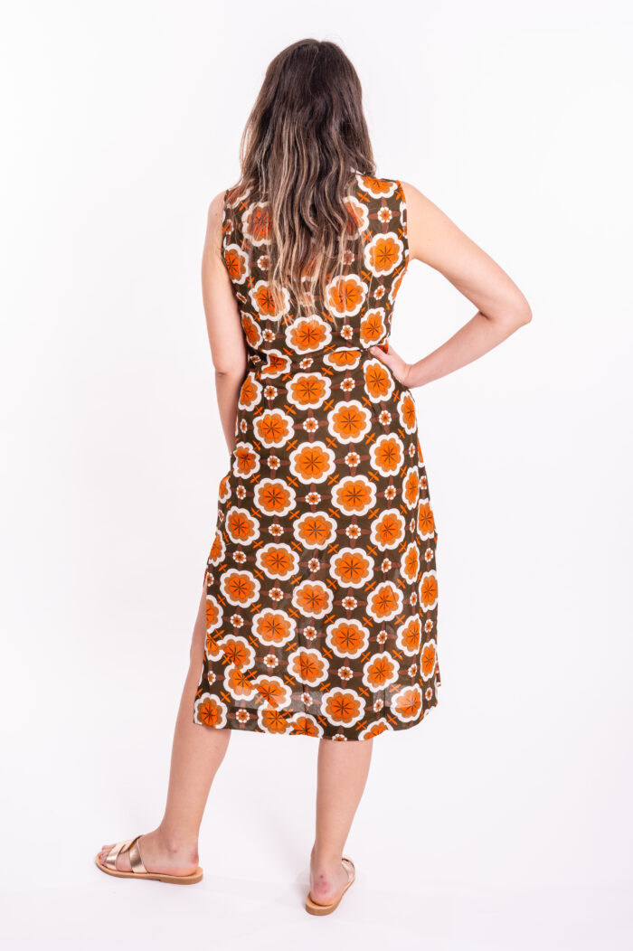 Paris Dress | Uniquely designed dress – Tank top dress with gorgeous retro print